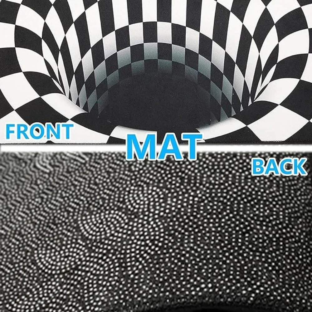 3D visual optical floor mat rug